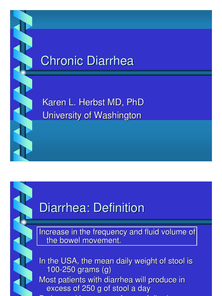 Chronic Diarrhea ppt Ulcerative Colitis Diarrhea