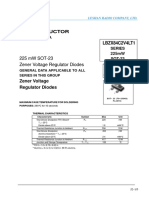 Semiconductor: 225 MW SOT-23 Zener Voltage Regulator Diodes