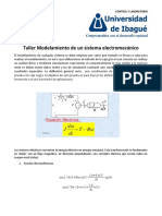 Taller Modelamiento de Un Sistema Electromecánico