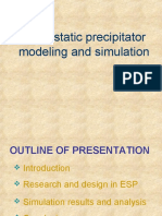 Electrostatic Precipitator Modeling and Simulation