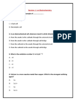 Revision - 1 - On Electrochemistry