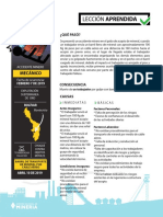 Leccion Aprendida Acci Mecanico Montecristo Bolivar 2019