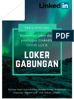 Loker Gabungan: Kumpulan Loker Dari Postingan Linkedin Good Luck