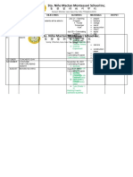 Date Topic Objectives Activities Materials Output