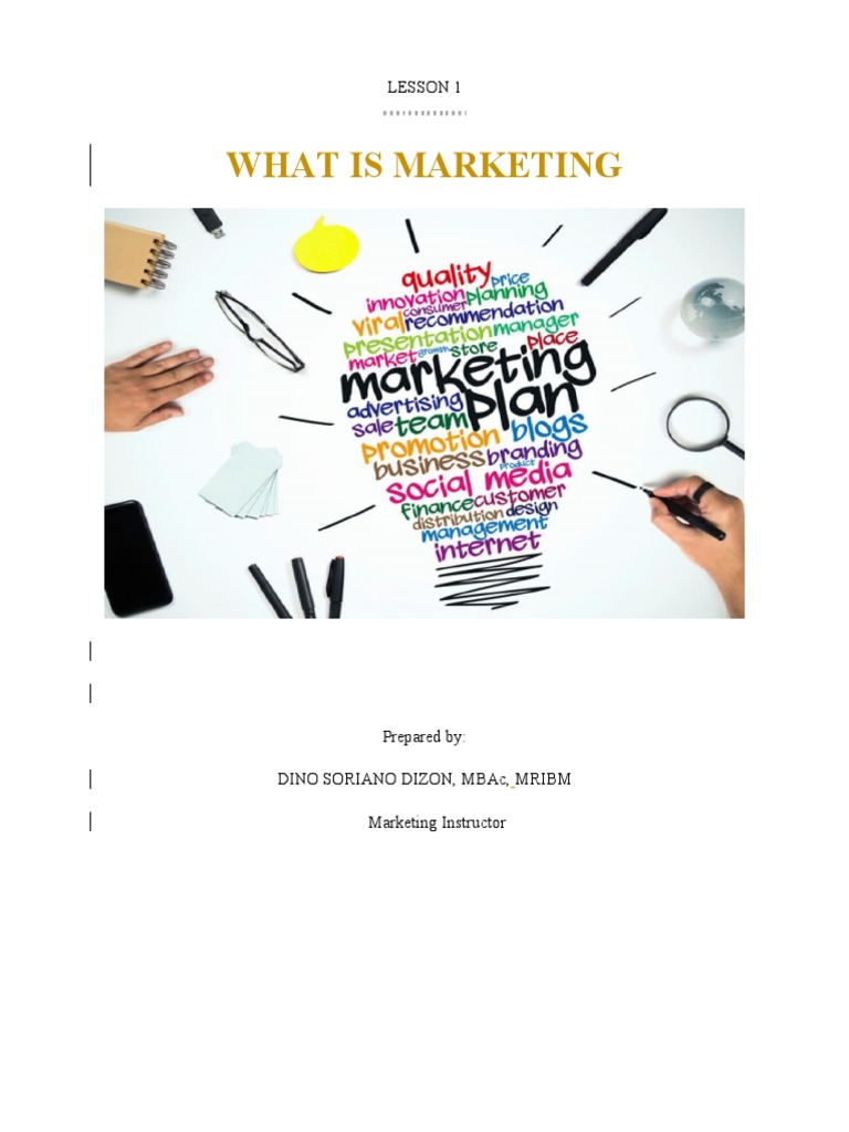 What Is Marketing PDF Marketing Value (Economics)