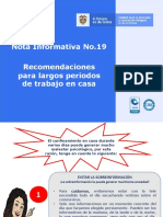 Nota Informativa #19 - Recomendaciones para Largos Periodos de Trabajo en Casa 18032020