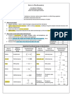 Intro To Biochemistry