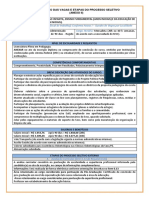 Processo seletivo para professor no SESC PE