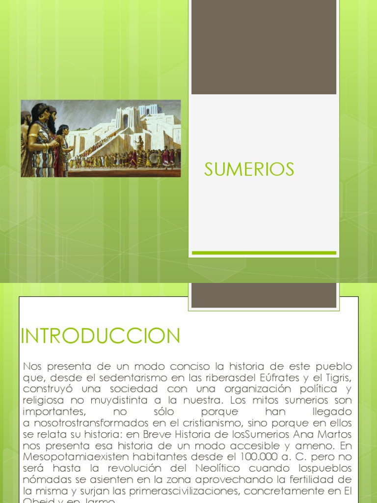 SUMERIOS | PDF | Sumeria | Mesopotamia