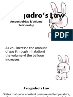 Avogadro's Law: Amount of Gas & Volume Relationship