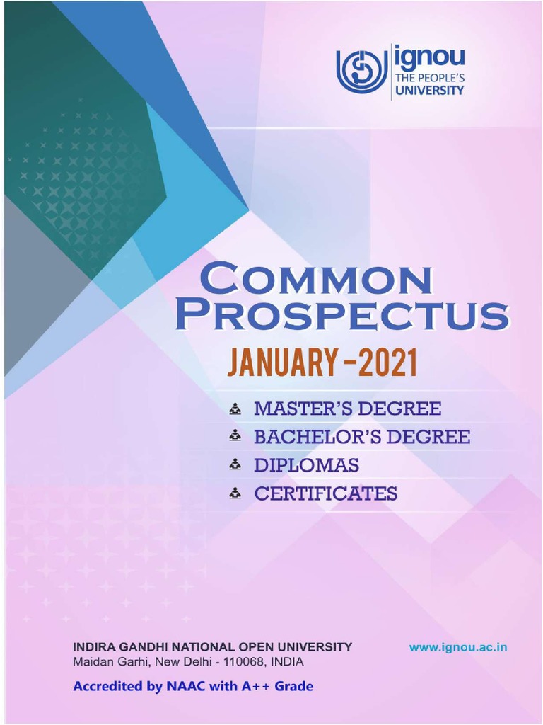 Common Prospectus English Compressed 1 | PDF | Bachelor's Degree