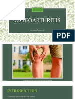Osteoarthritis: By: Yosra Mohammed Hussien (OPT)
