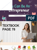 L3 24.6 Reading+writing You Can Be An Entrepreneur