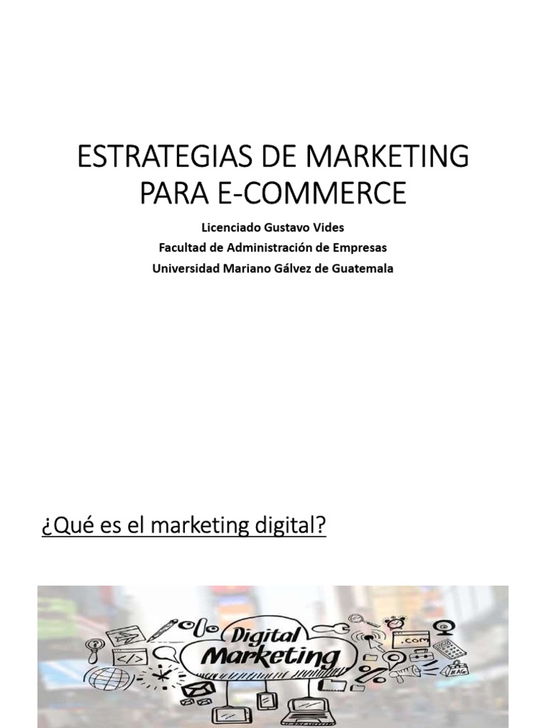 Estrategias de Marketing para E-commerce | PDF | Marketing | Comercio ...