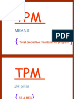 Means: Total Productive Maintenance Program