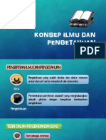 KONSEP ILMU DAN PENGETAHUAN