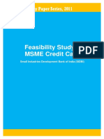 Feasibility Study MSME Credit Card Report