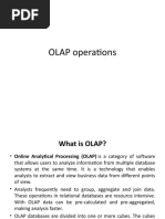 OLAP Operations