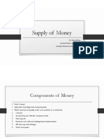 Supply of Money