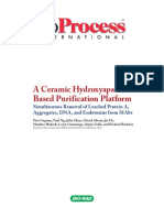 A Ceramic Hydroxyapatite-Based Purification Platform Bulletin - RP0033