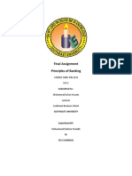 Final Assignment Principles of Banking: Submitted To