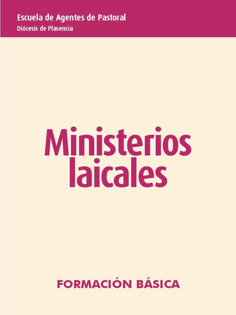Escuela de Agentes de Pastoral - Ministerios Laicales | PDF | Concilio ...