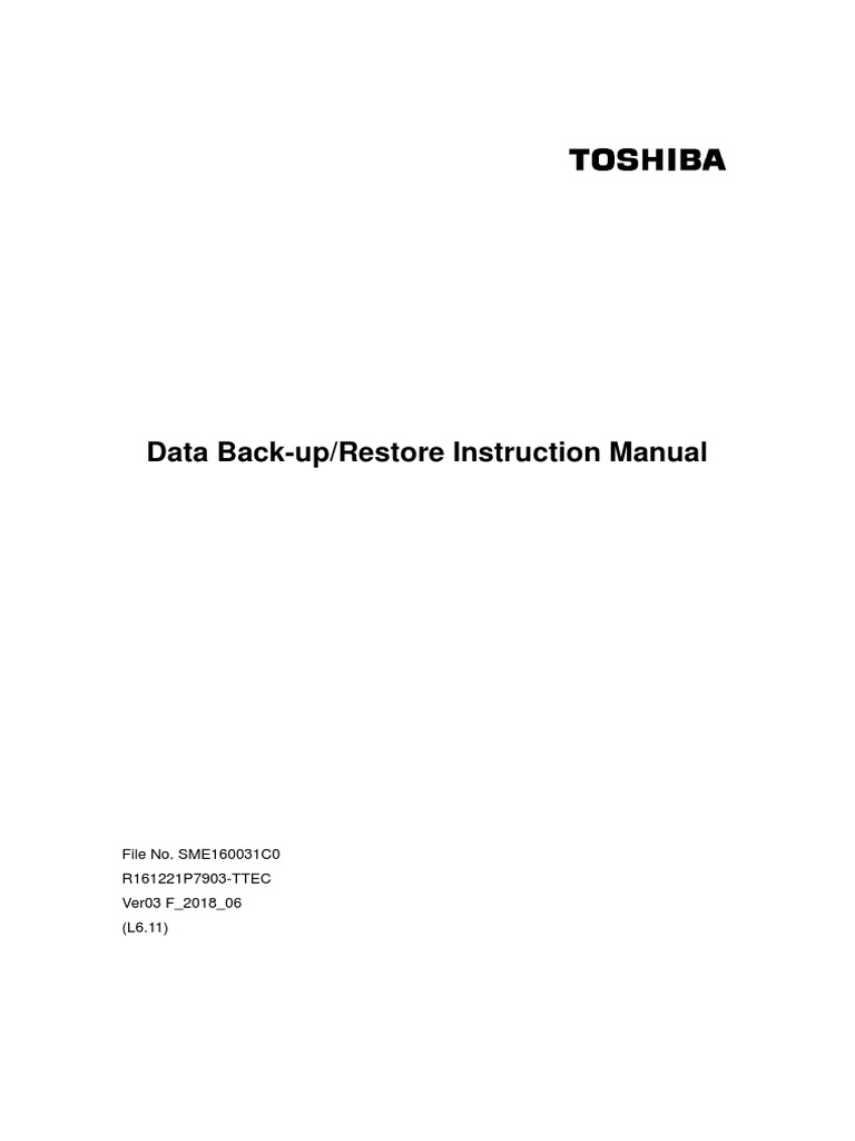 Data Back-up-Restore Instruction Manual | PDF | Backup | Hard Disk Drive