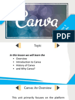 Lesson 1 - An Overview of Canva