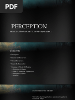 Perception: Principles of Architecture - Ii (Ar-108 C)