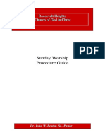 Revised Worship Procedure Guide A