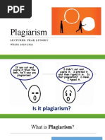 Unit 1 Plagiarism