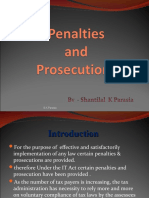Penalty and Prosecutions