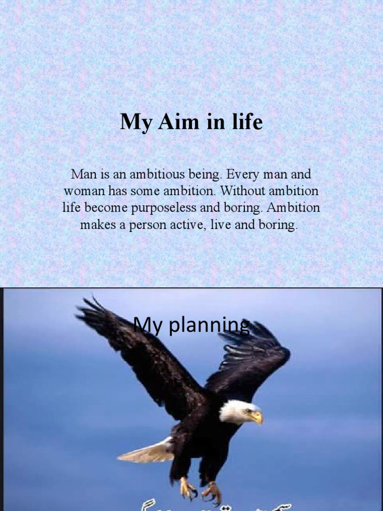 My Aim in Life | PDF