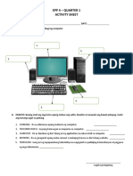 EPP 4 Activity Sheet