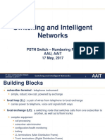Lecture Slide PSTN Switch - Numbering Plan