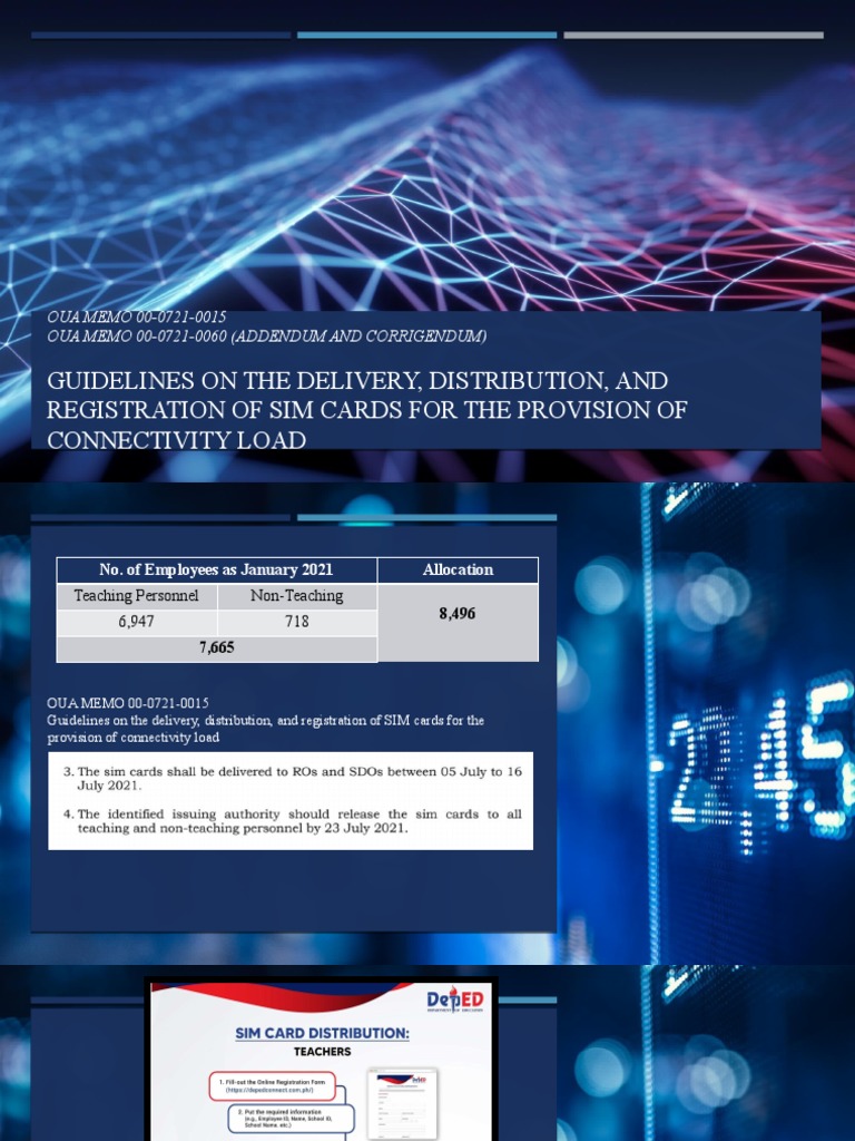 SIM Card Registration Guidelines 2021 | PDF | Business