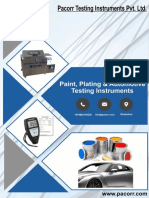 Paint Plating Automotive Testing Instruments