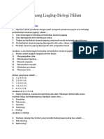 Contoh Soal Ruang Lingkup Biologi Pilihan Ganda