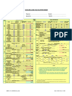 Cooling Load Calculation Sheet: Project Name: Prepare By: Revision: Location: Approved By: Sheet No.