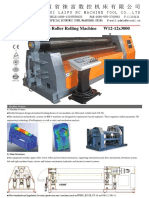 Hydraulic 4 Roller Rolling Machine W12-12x3000