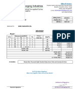Office & Factory Invoice for Marzan Poly Ind. (Pvt.) Ltd