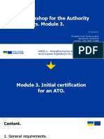 Module 3 - Initial Certification 1.0. Bis Updated