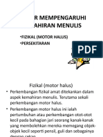 28993723 Faktor Mempengaruhi Kemahiran Menulis