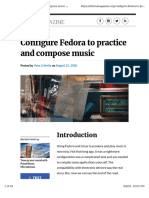 Configure Fedora To Practice and Compose Music: Posted by On