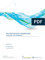Pri Reporting Framework: Overview and Guidance