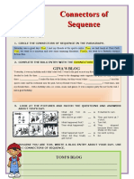 Writing Practice - Connectors of Sequence II