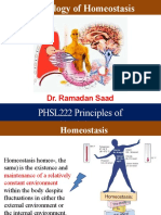 Physiology of Homeostasis