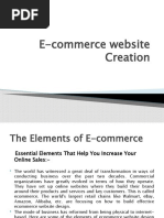 Elements For E-Commerce Websites