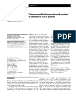 Pharmacokinetic/pharmacodynamic Analysis of Vancomycin in ICU Patients