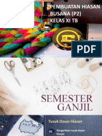 PEMBUATAN HIASAN BUSANA (P2) - Silabus Semester Ganjil